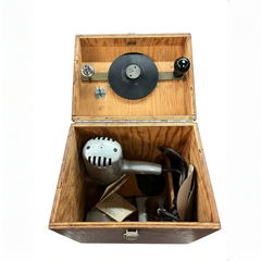 Vintage 1950s Millers Falls Company 888 Model B Dyno Mite Power Unit w/ Wooden Storage Box