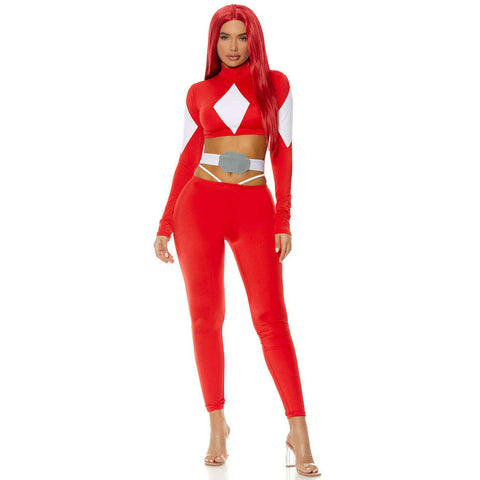 Powerful Sexy Red Superhero Women's Costume – AbracadabraNYC