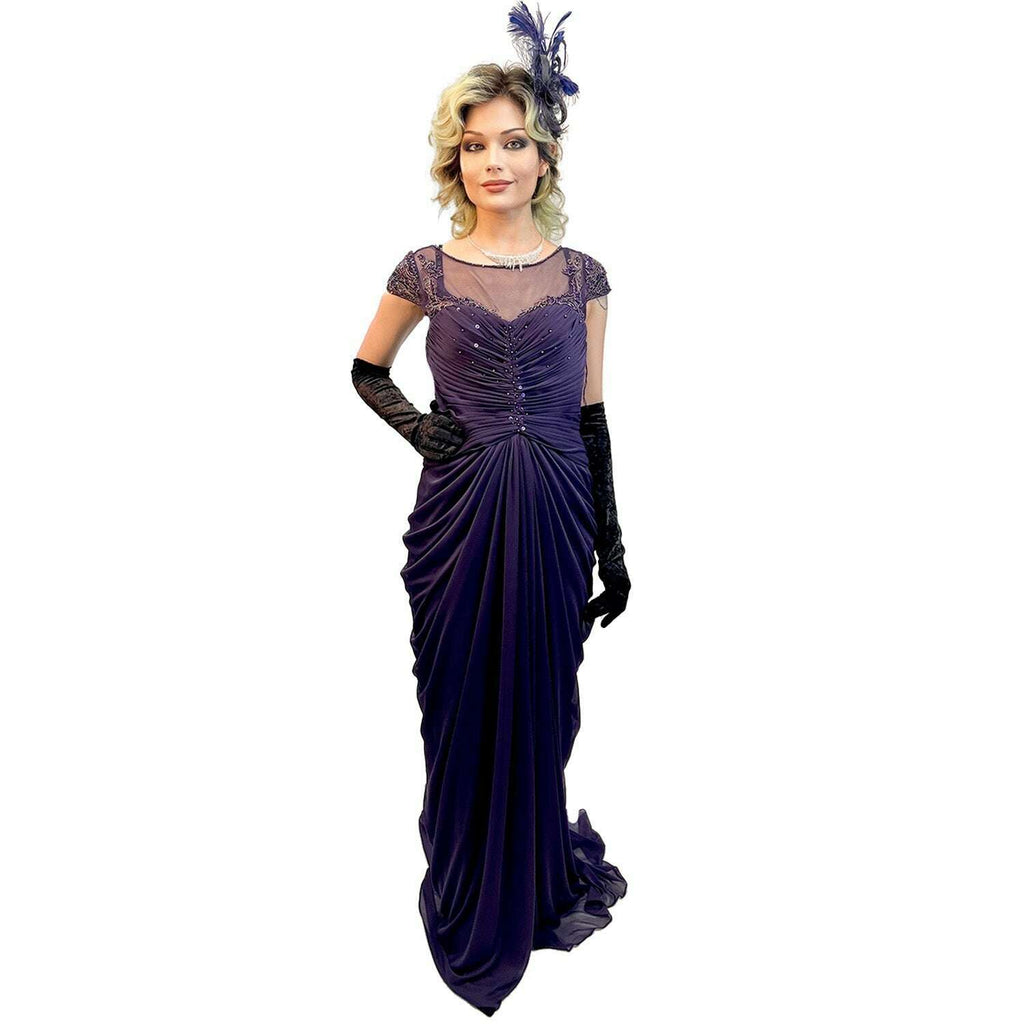 Premiere 1920s Elegant Purple Dress Adult Costume – AbracadabraNYC