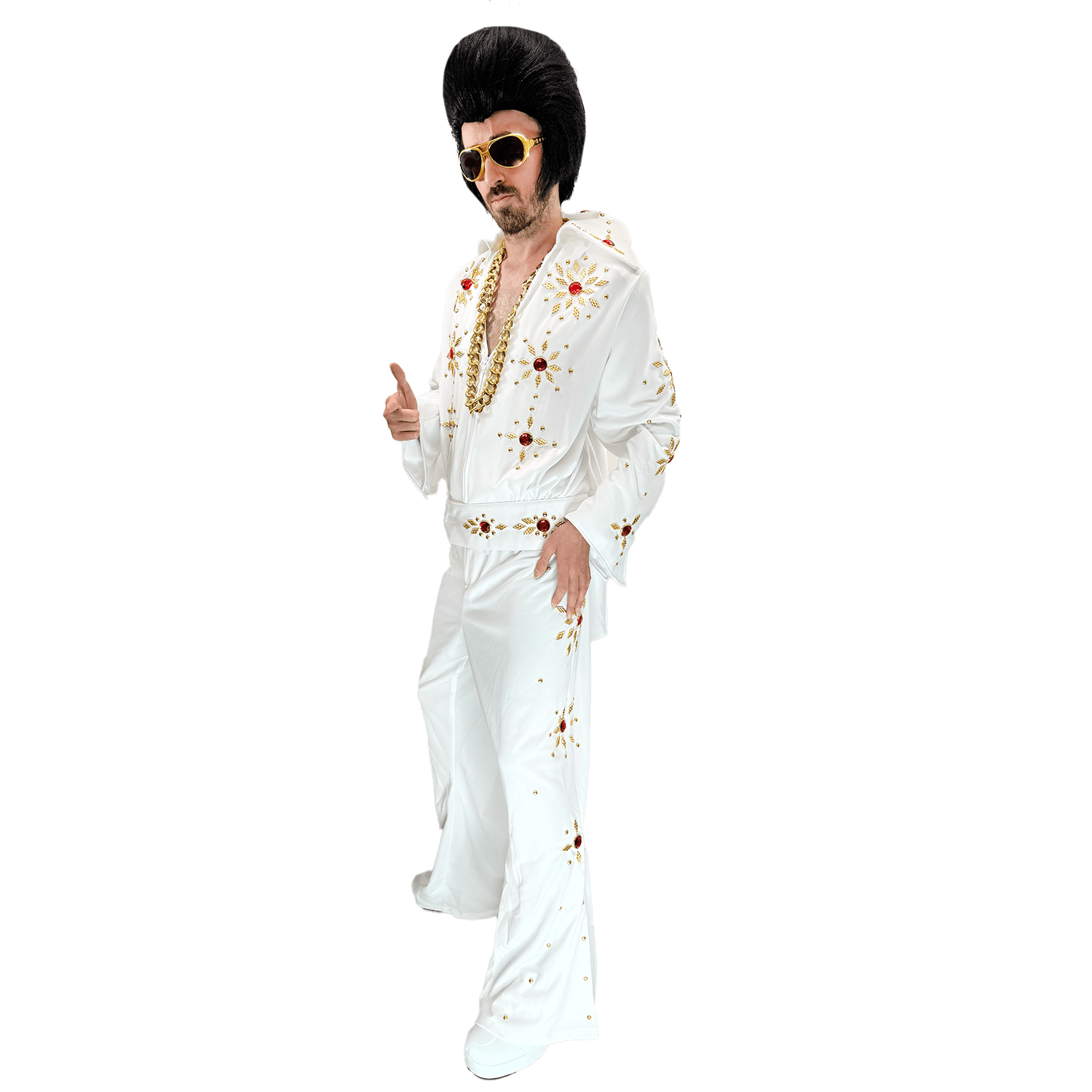 Premiere Two-Piece Rock and Roll Elvis Adult Costume