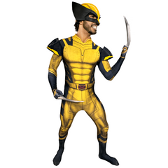 Premiere Wolverine Inspired Cosplay Jumpsuit Adult Costume