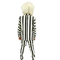 Premium Beetlejuice Inspired Striped Suit Adult Costume