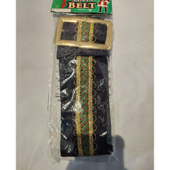 Premium Black Santa Belt