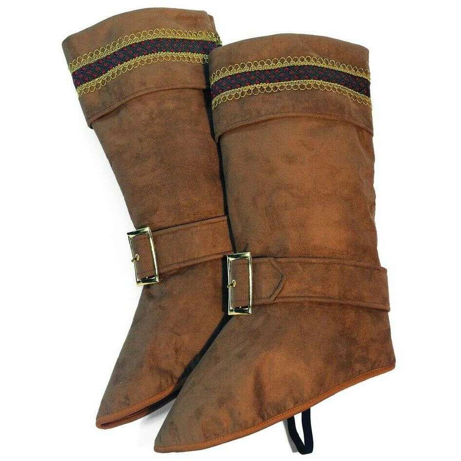 Premium Brown Santa Boot Tops – AbracadabraNYC