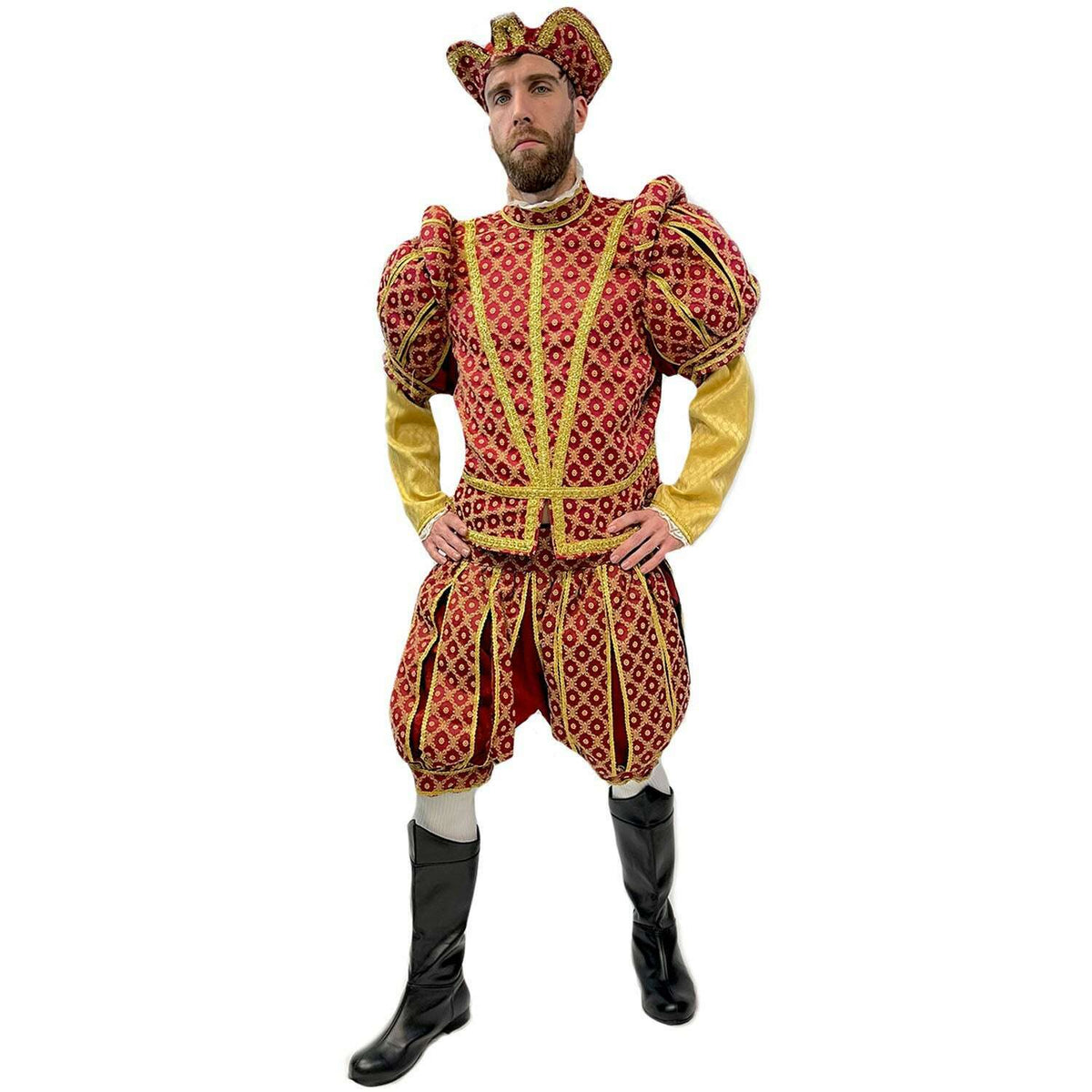 Premium Medieval Golden Lord Adult Costume