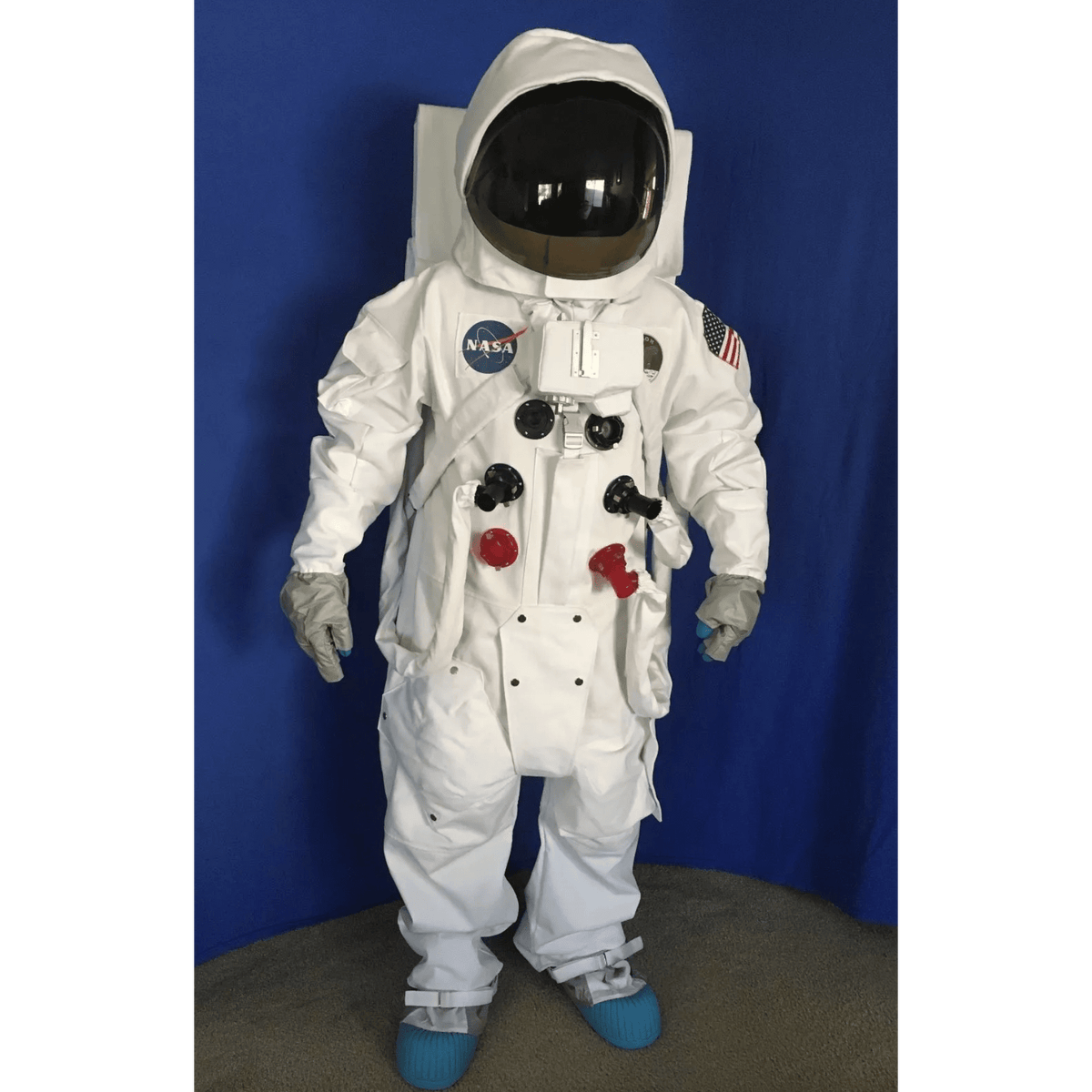 Premium Realistic White Astronaut Adult Costume & Smoked Tinted Visor