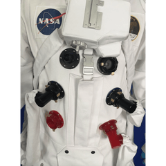 Premium Realistic White Astronaut Adult Costume & Smoked Tinted Visor