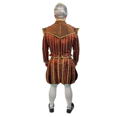 Premium Terracotta Medieval Regal Lord Men's Costume