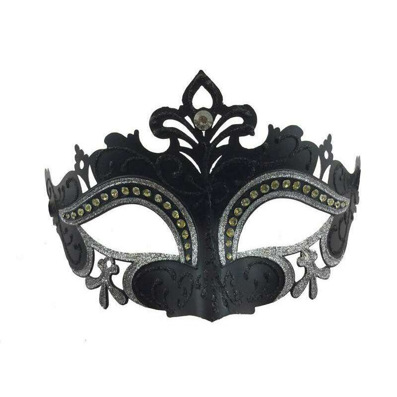 Priestess Diamond Venetian Mask