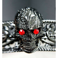 Prince Of Darkness Metal Skull Crown