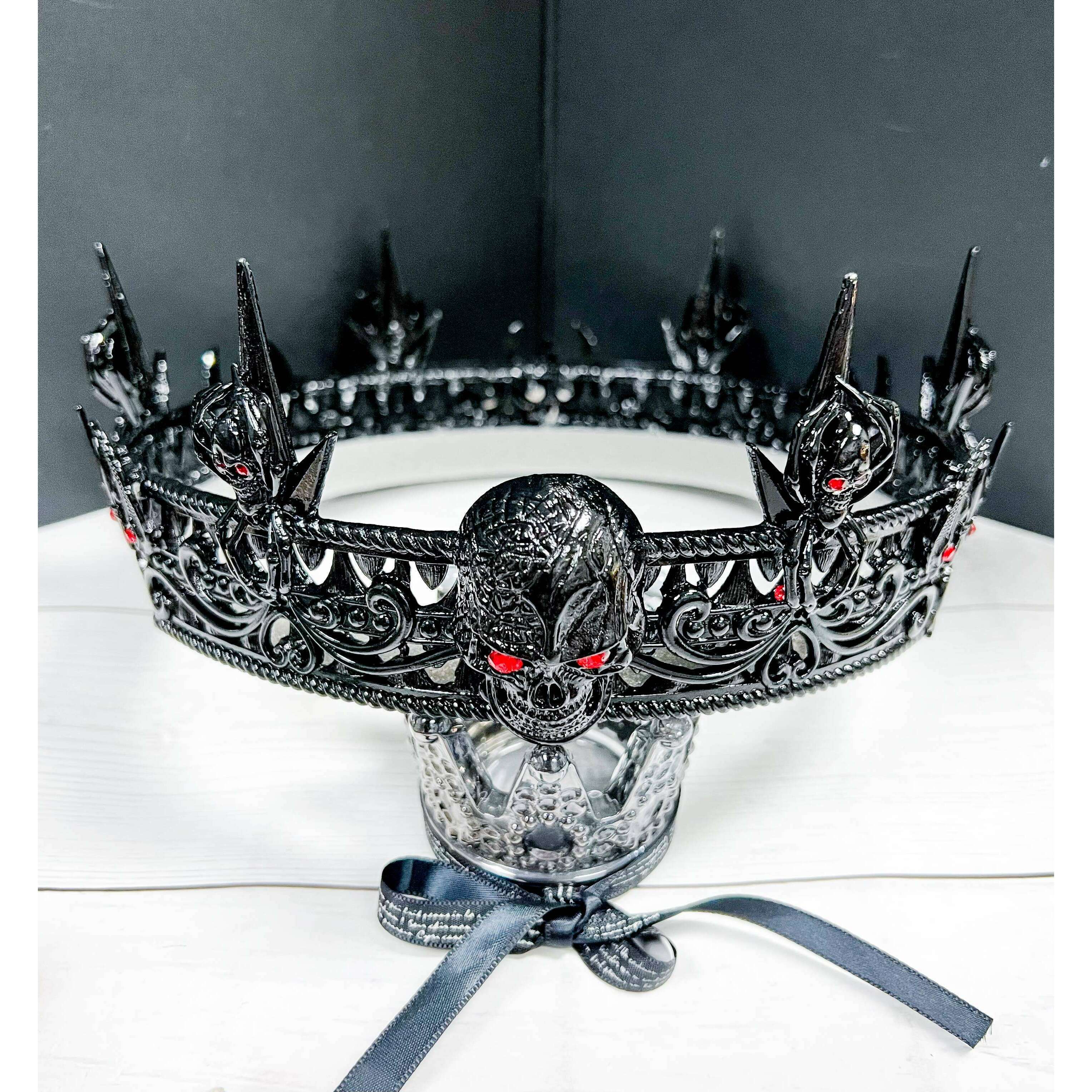 Prince Of Darkness Metal Skull Crown