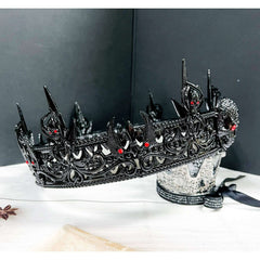 Prince Of Darkness Metal Skull Crown