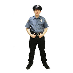 Production Quality Short Sleeve Police Uniform Rental Costume