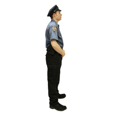 Production Quality Short Sleeve Police Uniform Rental Costume