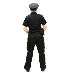 Production Quality Short Sleeve Police Uniform Rental Costume