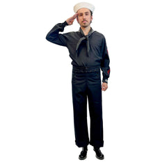 Production Quality US Navy Black Cracker Jack Adult Uniform