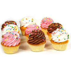 Prop Cupcakes Assorted Food Display - 6 PIECES