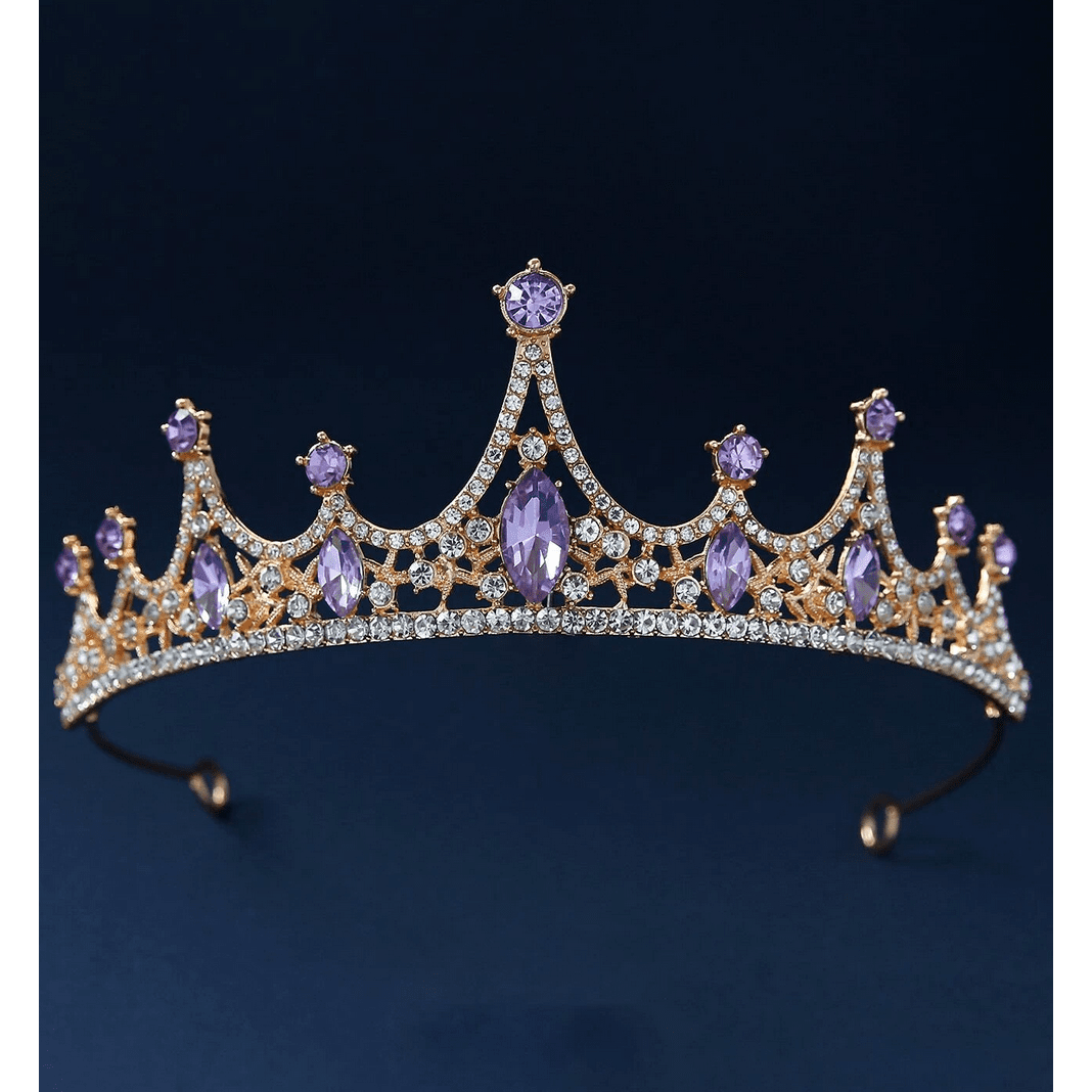 Purple Gold Tiara