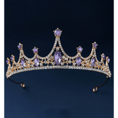 Purple Gold Tiara