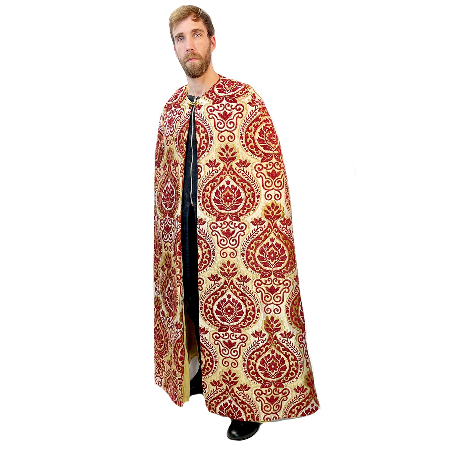 Deluxe Burgundy and Gold Standard Adult Cape