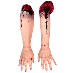 Realistic Bloody Cut Off Female Arms Pair