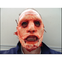 Realistic Bloody Skinned Face Mask