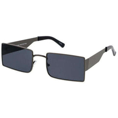 Rectangular Metal Frame Sunglasses