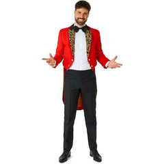 Red Ringleader Circus Tailcoat Men's Costume