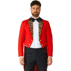 Red Ringleader Circus Tailcoat Men's Costume