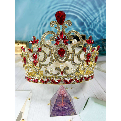 Red Royal Queen Crown – AbracadabraNYC