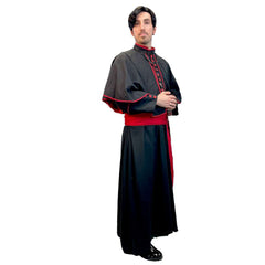 Religious Black & Red Cardinal Adult Costume