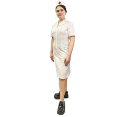 Retro White Nurse Uniform Adult Costume