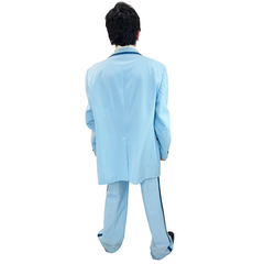 1970s Baby Blue Suit Adult Costume
