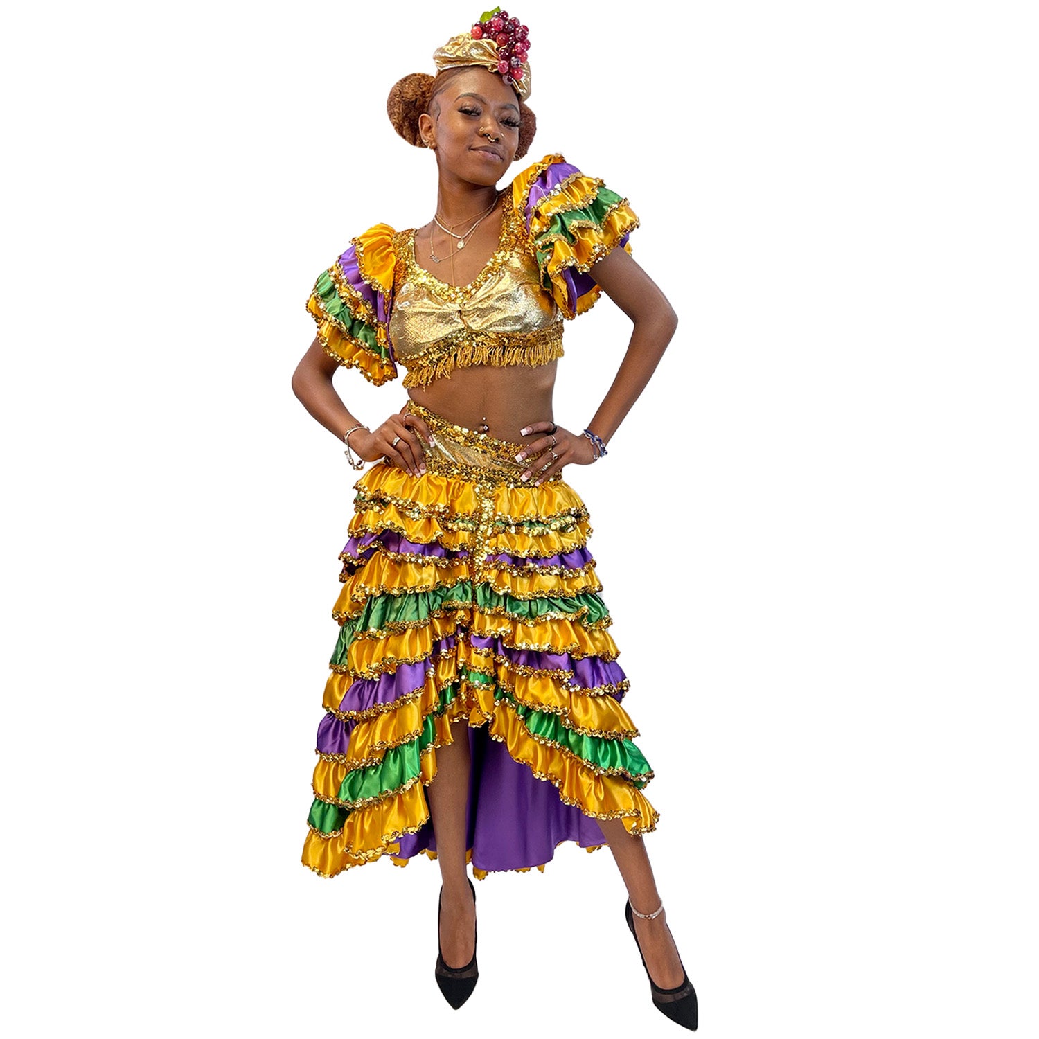 International Gold Rumba Women's Costume – AbracadabraNYC