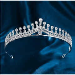 Rhinestone Pointed Headband Tiara