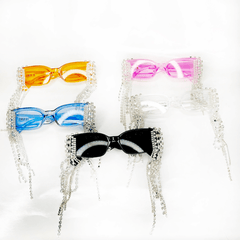 Rhinestone Strands Sunglasses