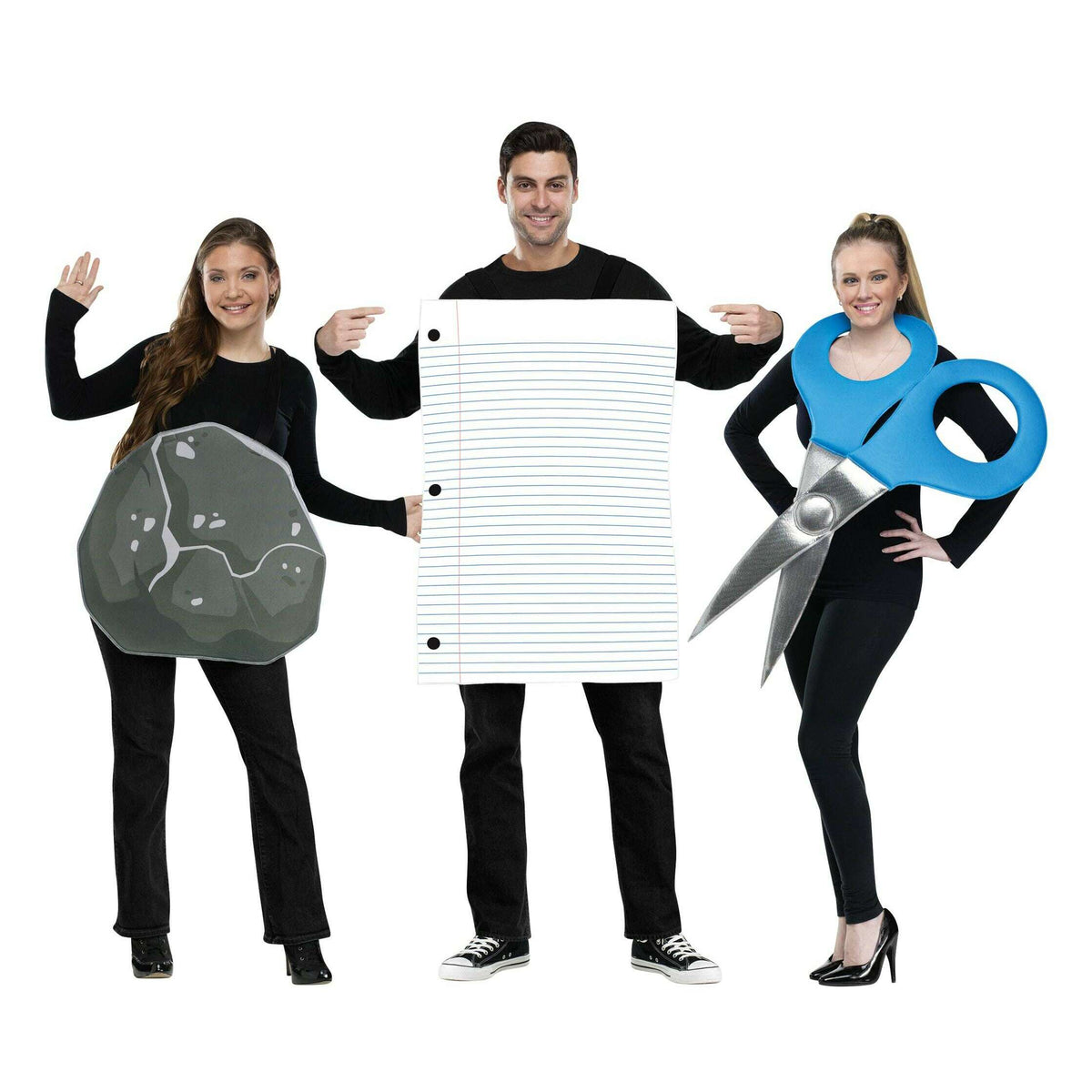 Rock, Paper, Scissors 3-In-1 Costume Set