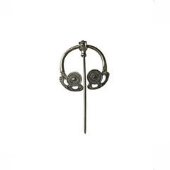 Roman House of War Fibula Brass Brooch