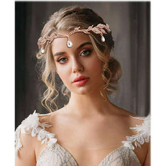 Rose Gold Elf Maiden Laurel Headpiece