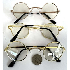 Round Frames Long Bridge Glasses