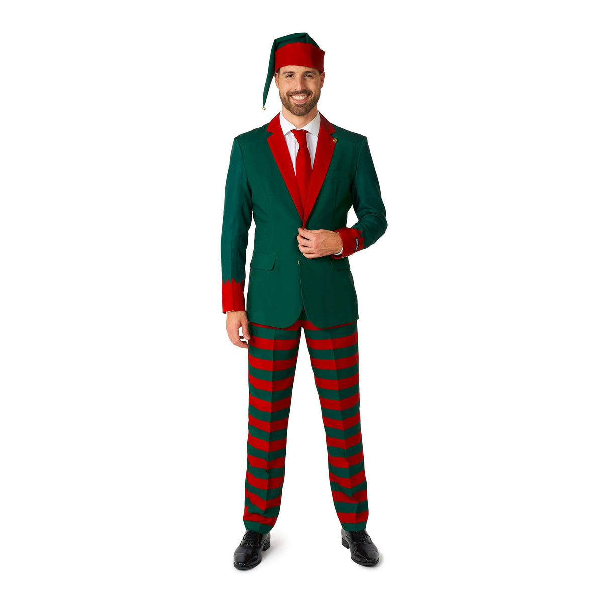 Santa's Green Elf Suitmeister Adult Costume