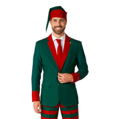 Santa's Green Elf Suitmeister Adult Costume