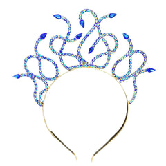 Sapphire Medusa Headband