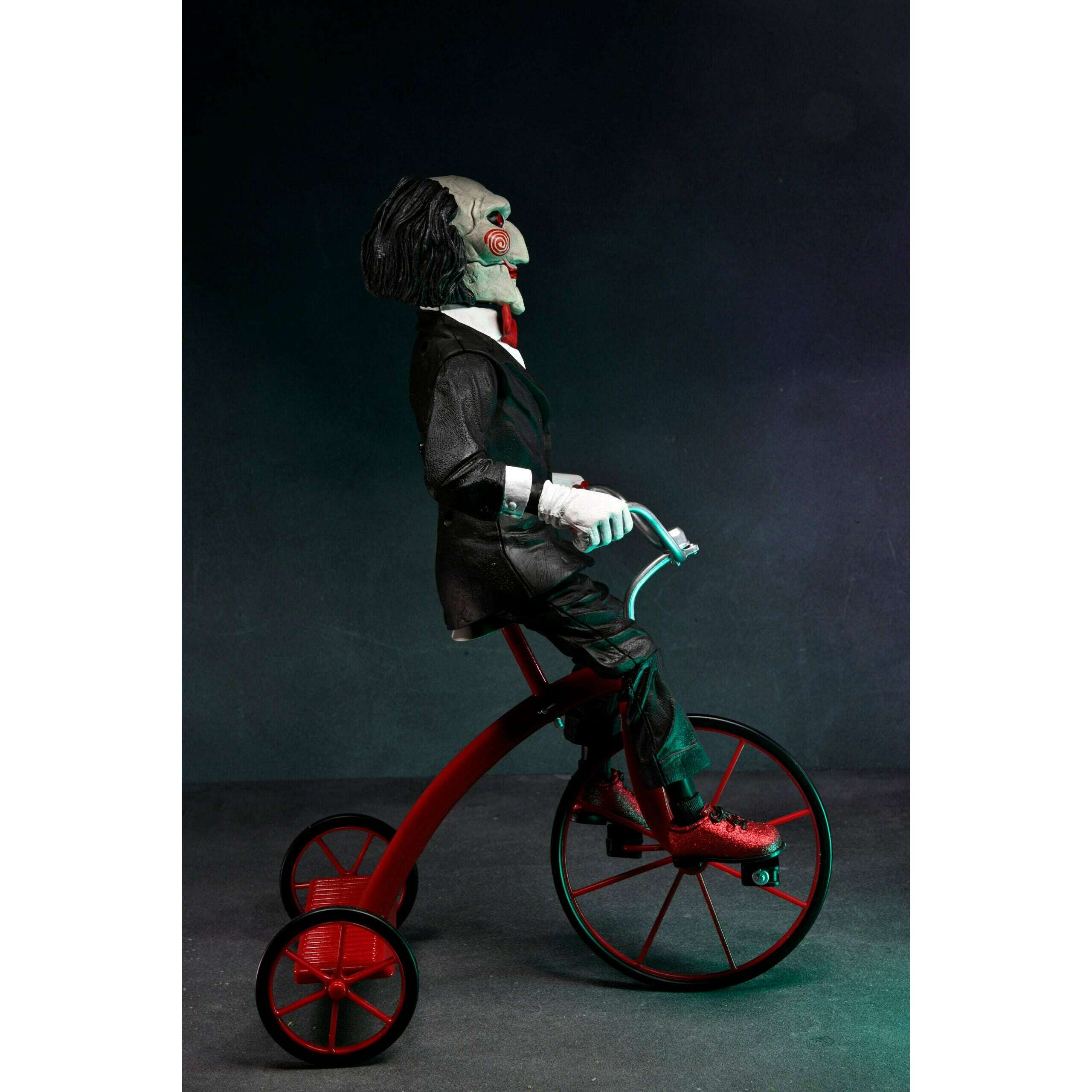 Saw: 12" Billy Puppet on Tricycle Collectible Action Figure with Sound