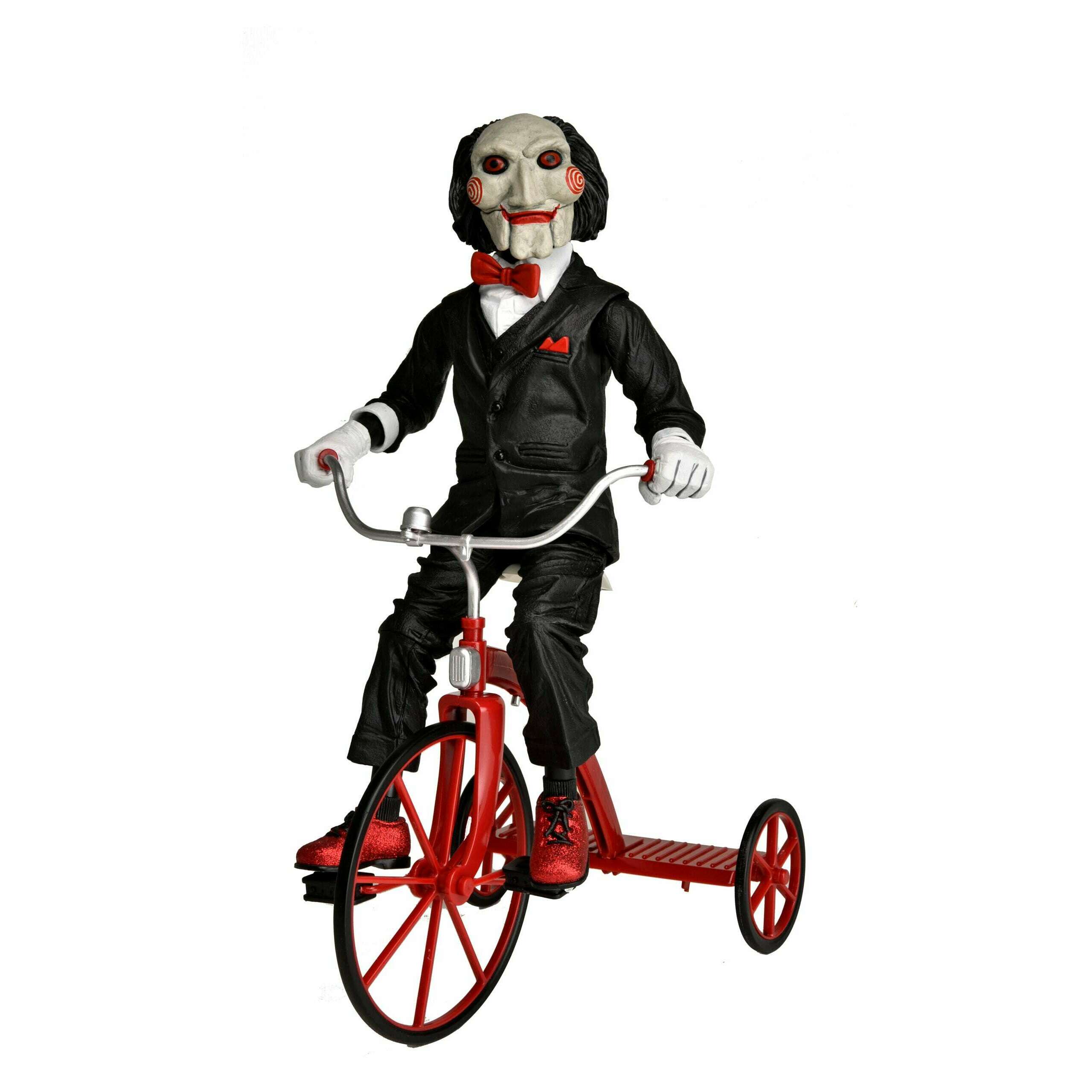 Saw: 12" Billy Puppet on Tricycle Collectible Action Figure with Sound