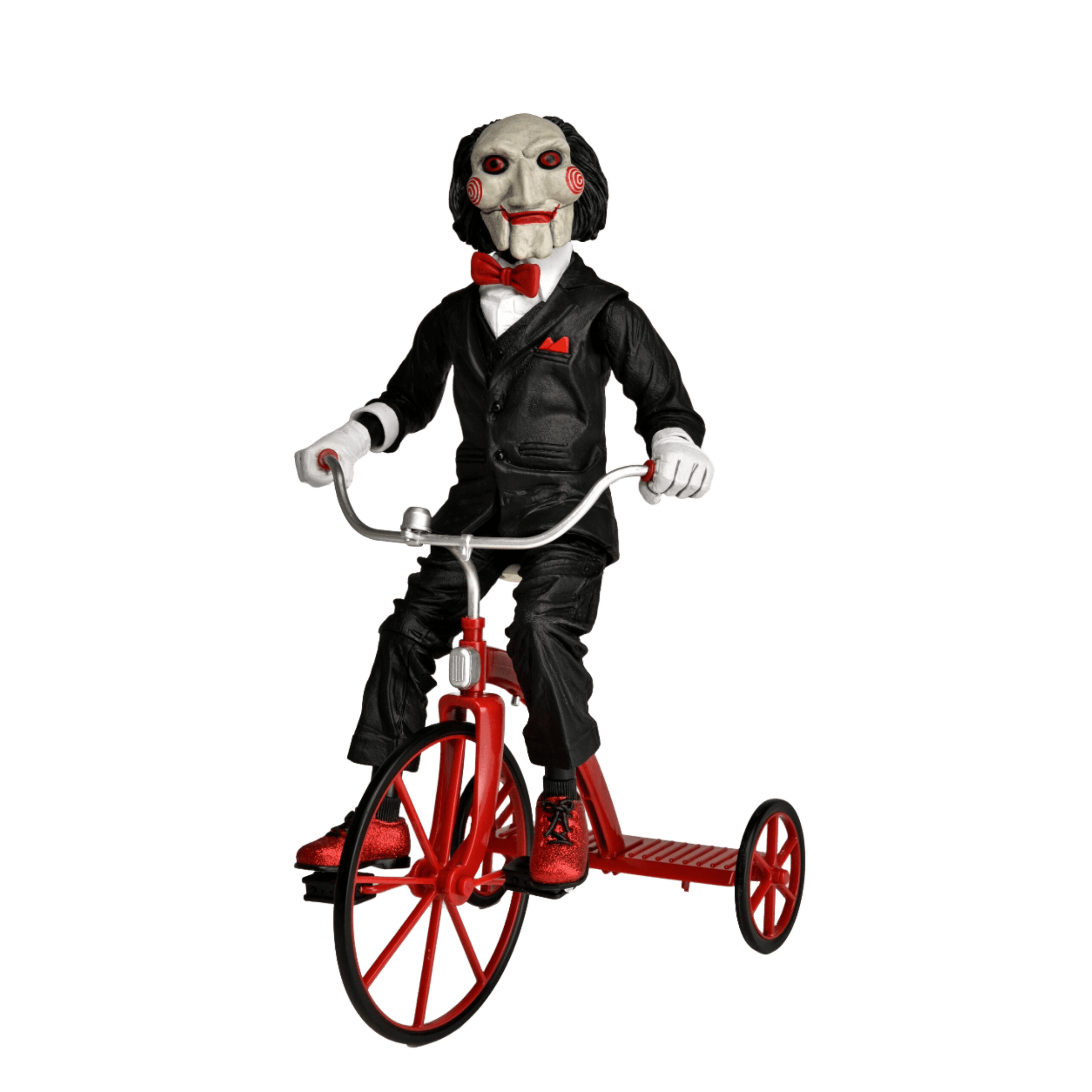 Saw: 12" Billy Puppet on Tricycle Collectible Action Figure with Sound