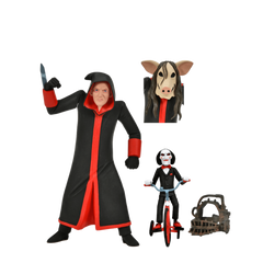 Saw: 6" Toony Terrors Jigsaw Killer w/ Billy and Tricycle Collectible Action Figure Box Set