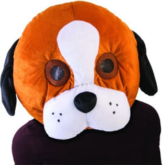 Plush Dog Head Mascot