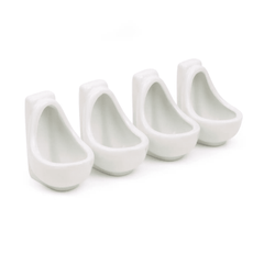 Set of 4 Urinal Shot Glasses