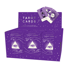 Set of 80 Purple Tarot Cards